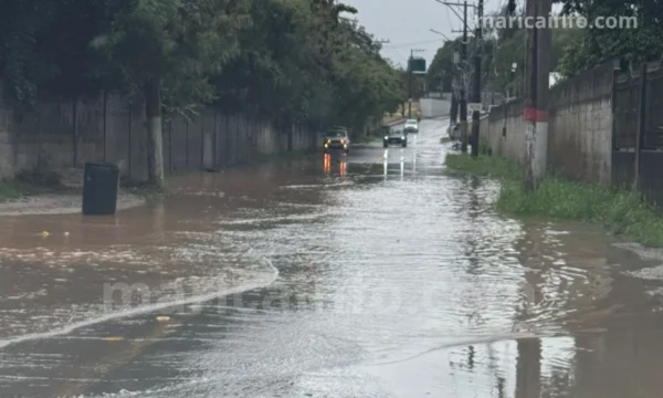 Alagamentos na entrada da Estrada Henfil em Maricá geram cobranças por obras de drenagem