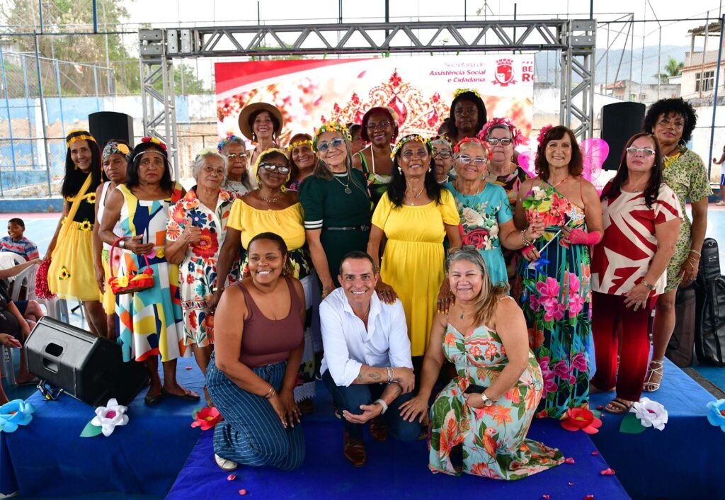 Belford Roxo celebra a primavera com eleição de rainha em baile da melhor idade