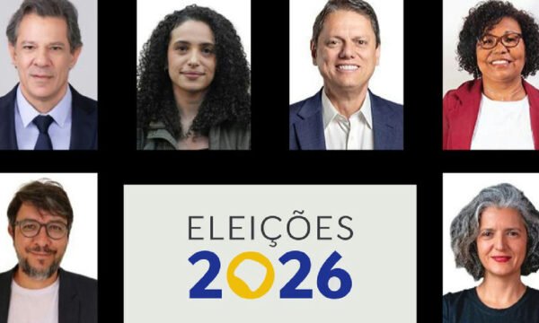 Confira quem são os seis nomes na corrida pelo governo de São Paulo nas eleições de 2026