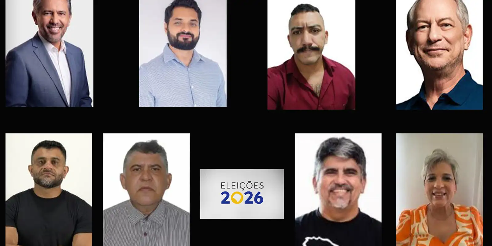 Eleições 2026 no Ceará contam com oito candidatos ao governo estadual