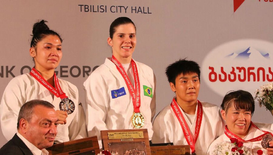 Judô paralímpico brasileiro brilha com três ouros no Mundial de Tbilisi