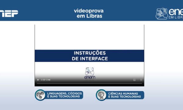 Plataforma Enem Libras amplia acervo com provas de 2017 a 2025