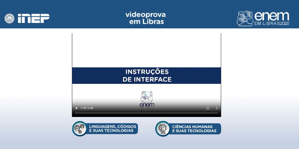 Plataforma Enem Libras amplia acervo com provas de 2017 a 2025
