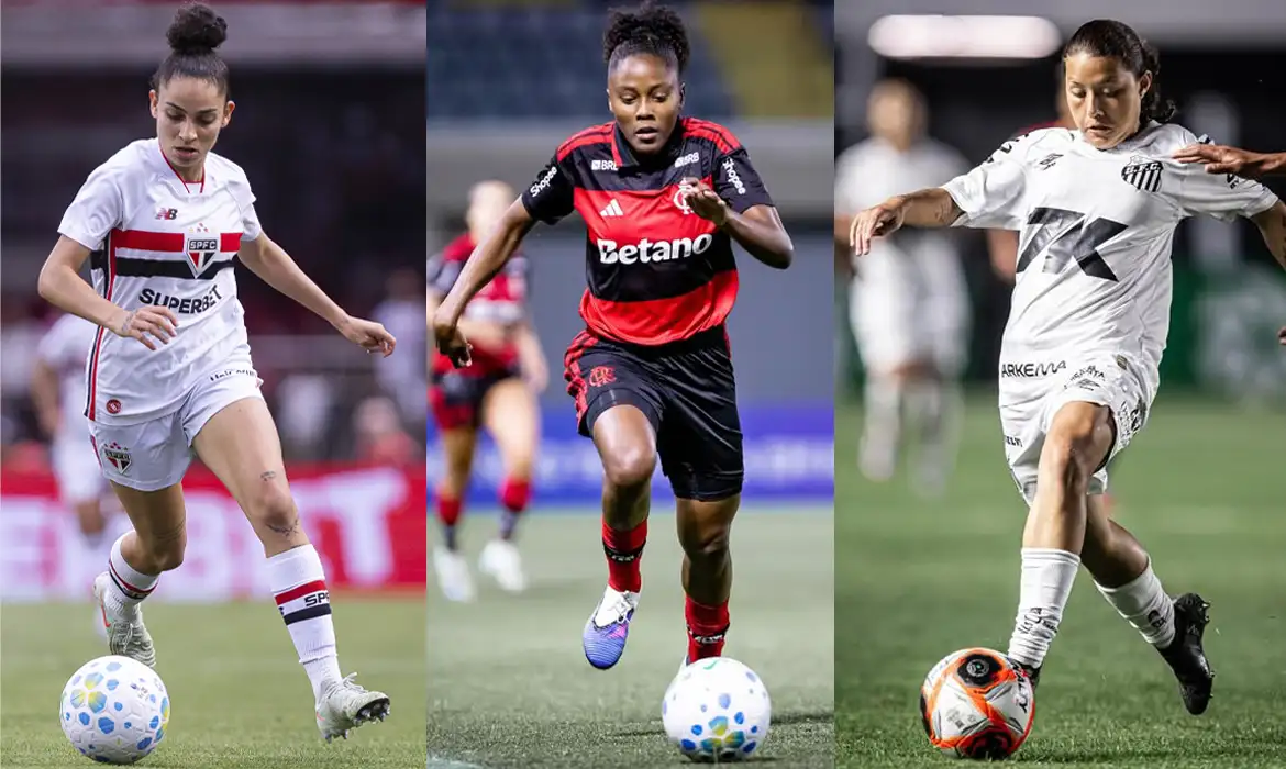 Atletas de Flamengo, Santos e São Paulo disputam o troféu revelação do Prêmio TV Brasil Petrobras para Elas