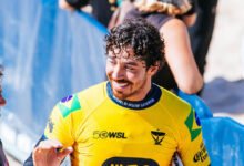 Surfe brasileiro avança em peso às quartas de final em Peniche